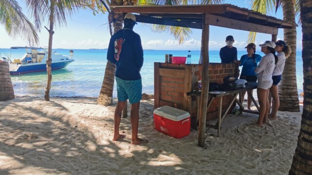 BBQ Lunch at Moho Caye